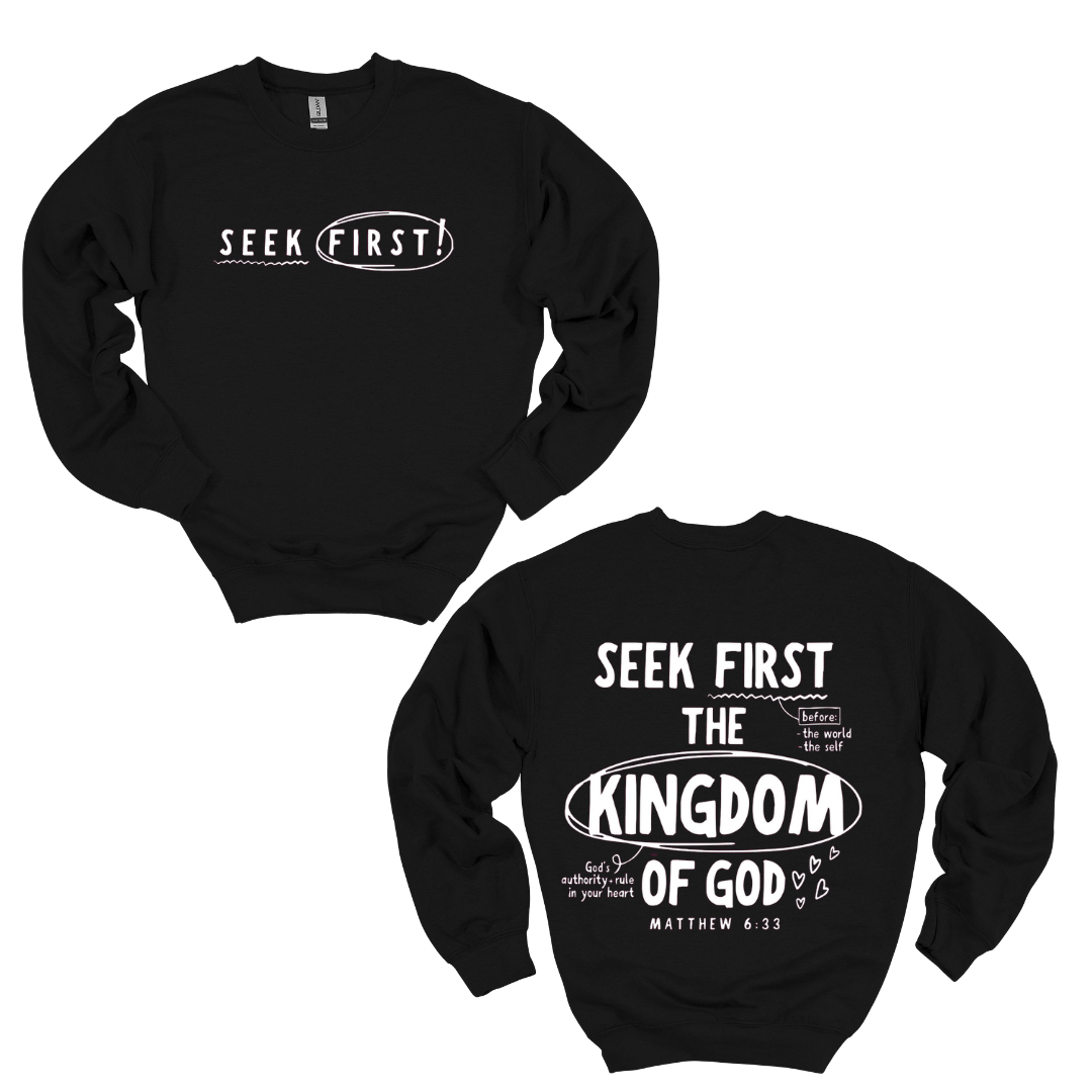 Seek First Crewneck
