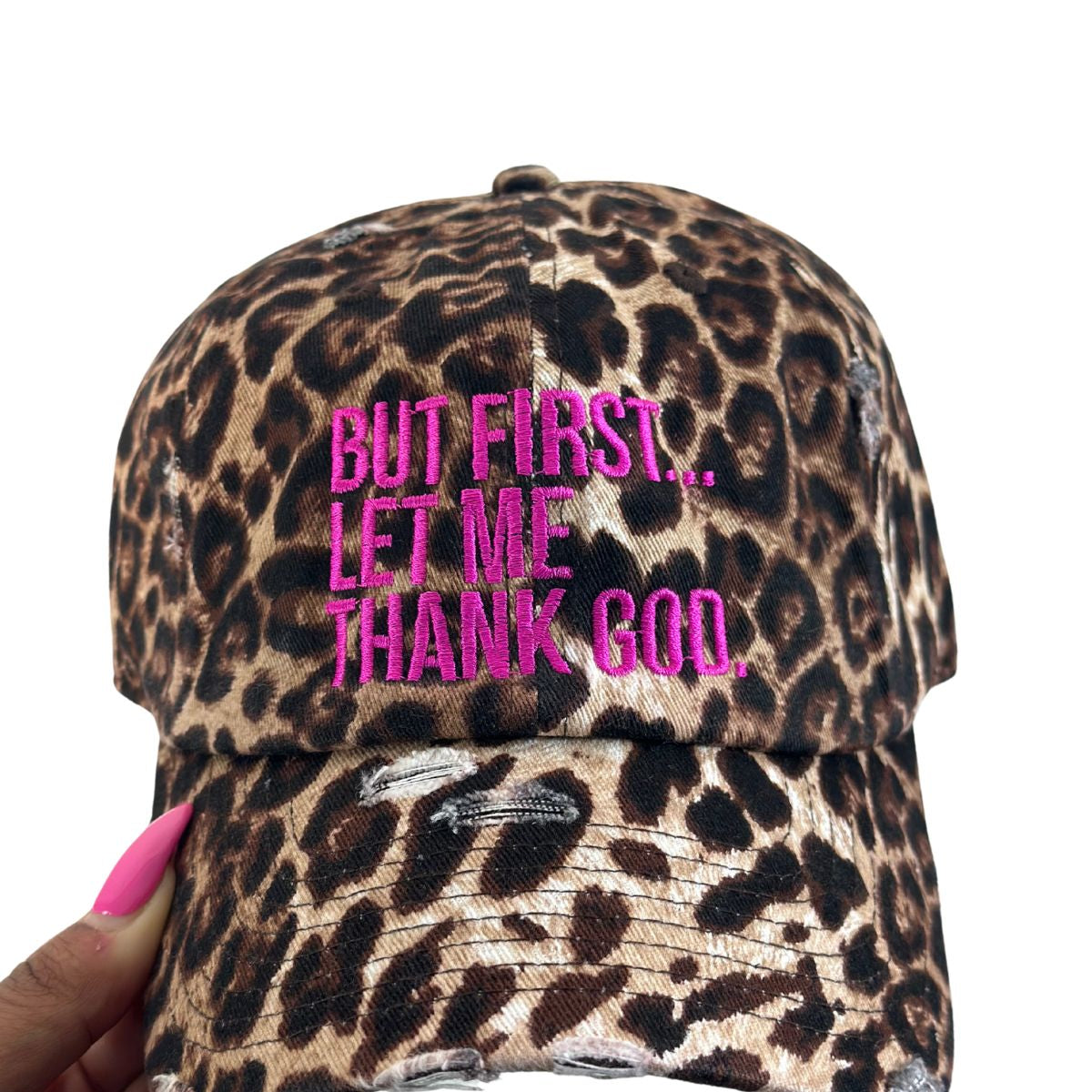 But First, Let Me Thank God Dad Hat – Wear Your Gratitude with Style
