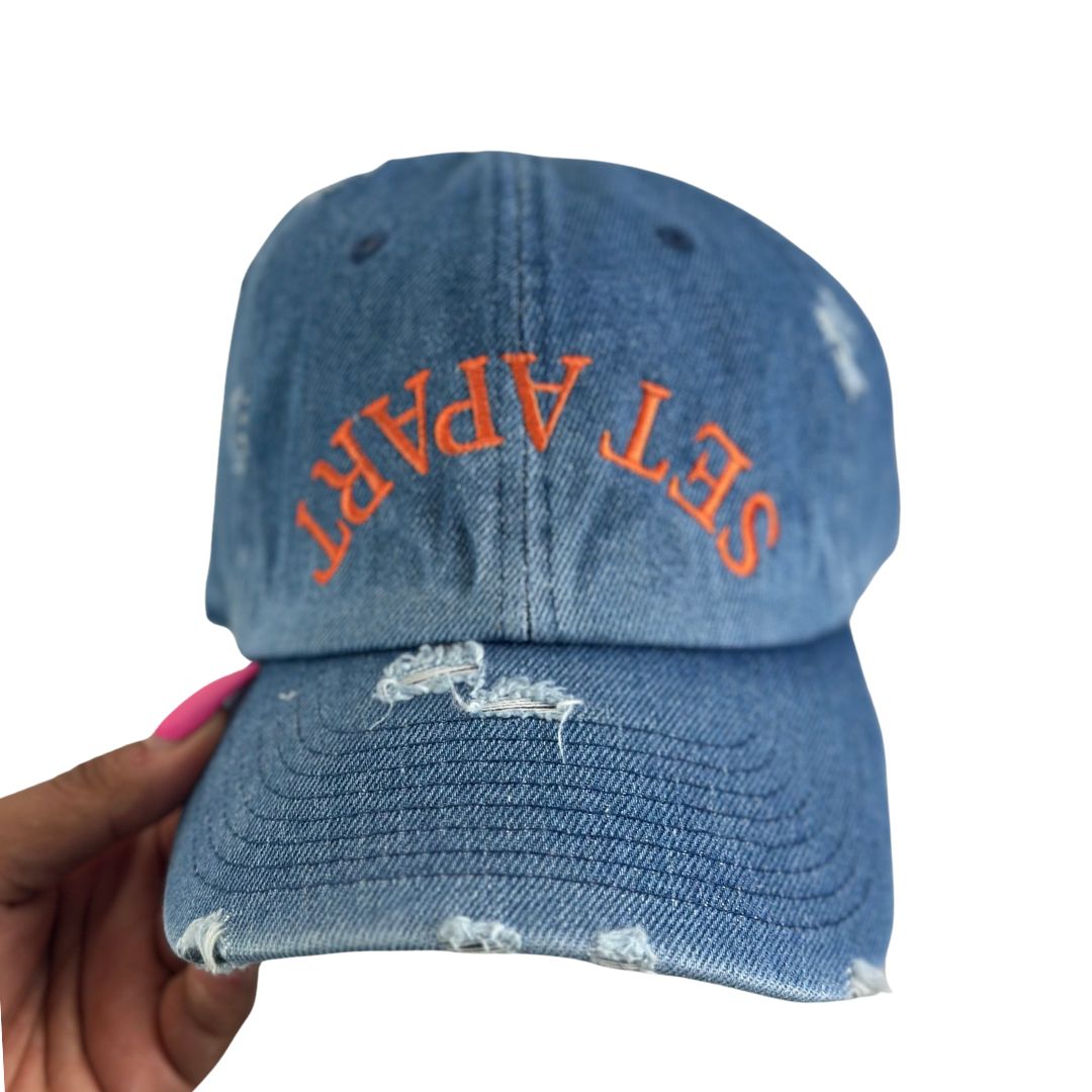 Set Apart Luxe Dad Hat – Faith-Forward Style, Bold Identity