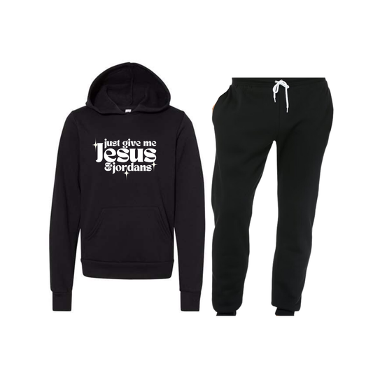 Jesus and Jordans Jogger Set – Bold Faith Meets Streetwear Vibes