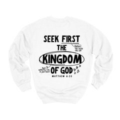 Matthew 6:33 Crewneck - Ivory