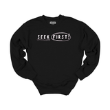 Matthew 6:33 Crewneck - Black