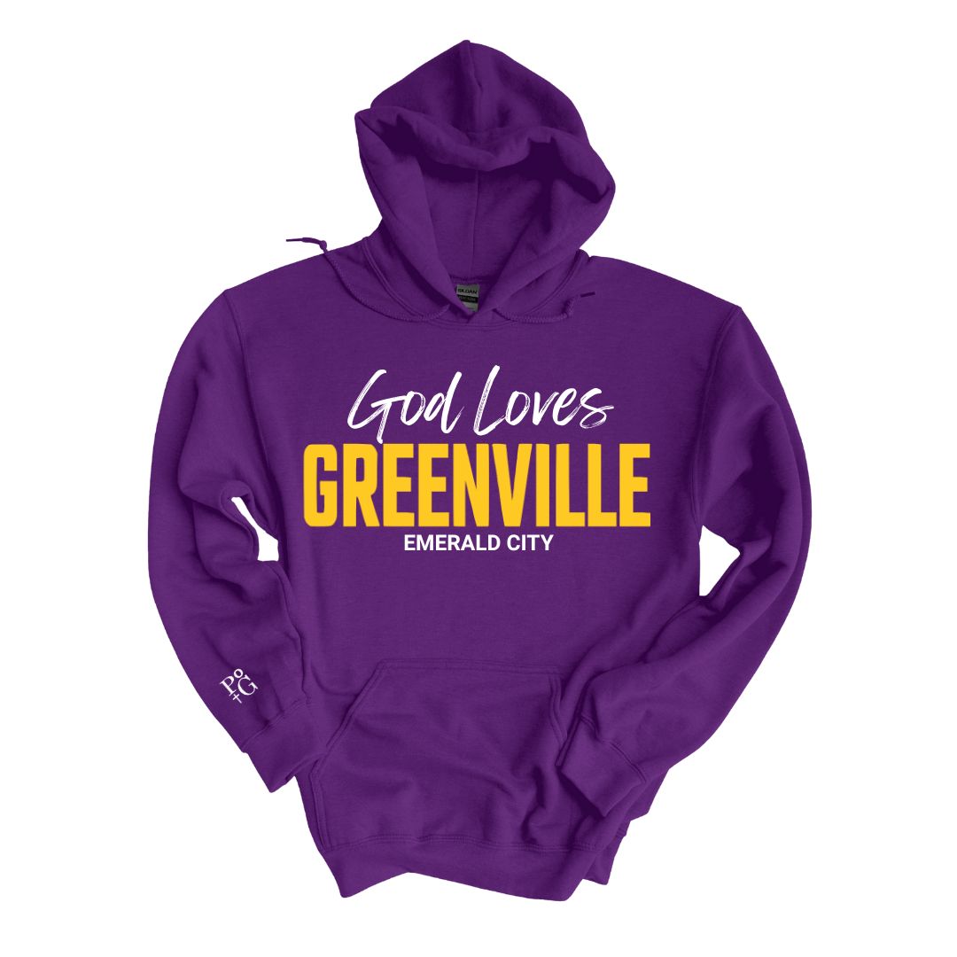 God Loves Greenville Hoodie