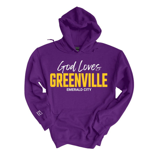 God Loves Greenville Hoodie