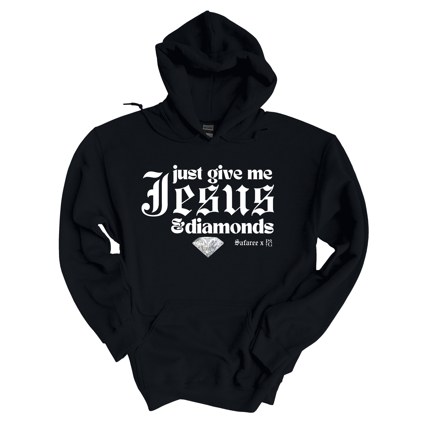 Jesus and Diamonds Plush Hoodie