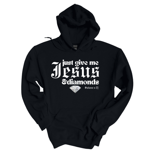 Jesus and Diamonds Plush Hoodie