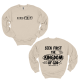 Seek First Crewneck