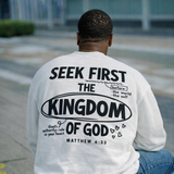 Matthew 6:33 Crewneck - Ivory